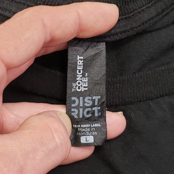 Black Label Moutain Dew Graphic Print Short Sleeve T Shirt Sz L The Concert Tee - Picture 4 of 7